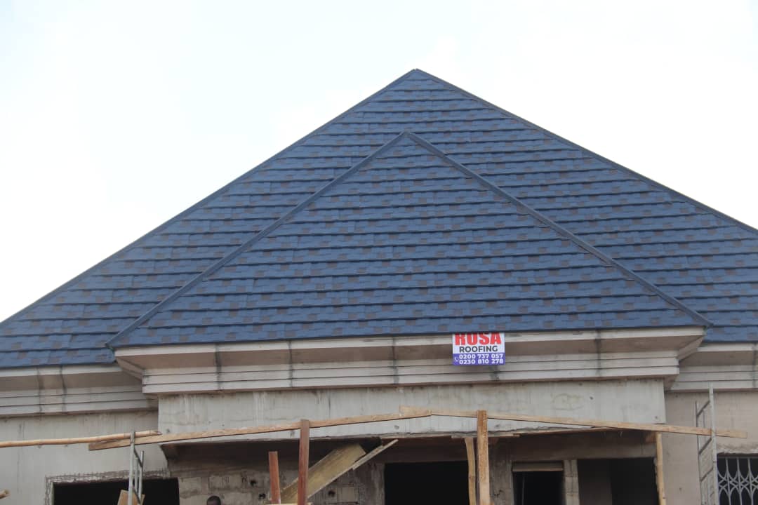 Aluzinc roofing sheets in Ghana Rosa Roof